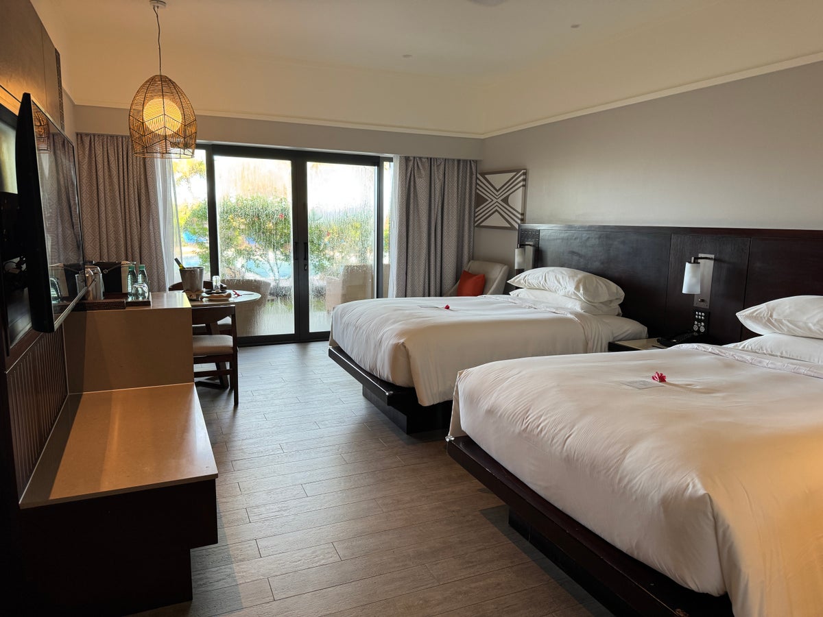 Fiji Marriott Resort Momi Bay double room view to pool