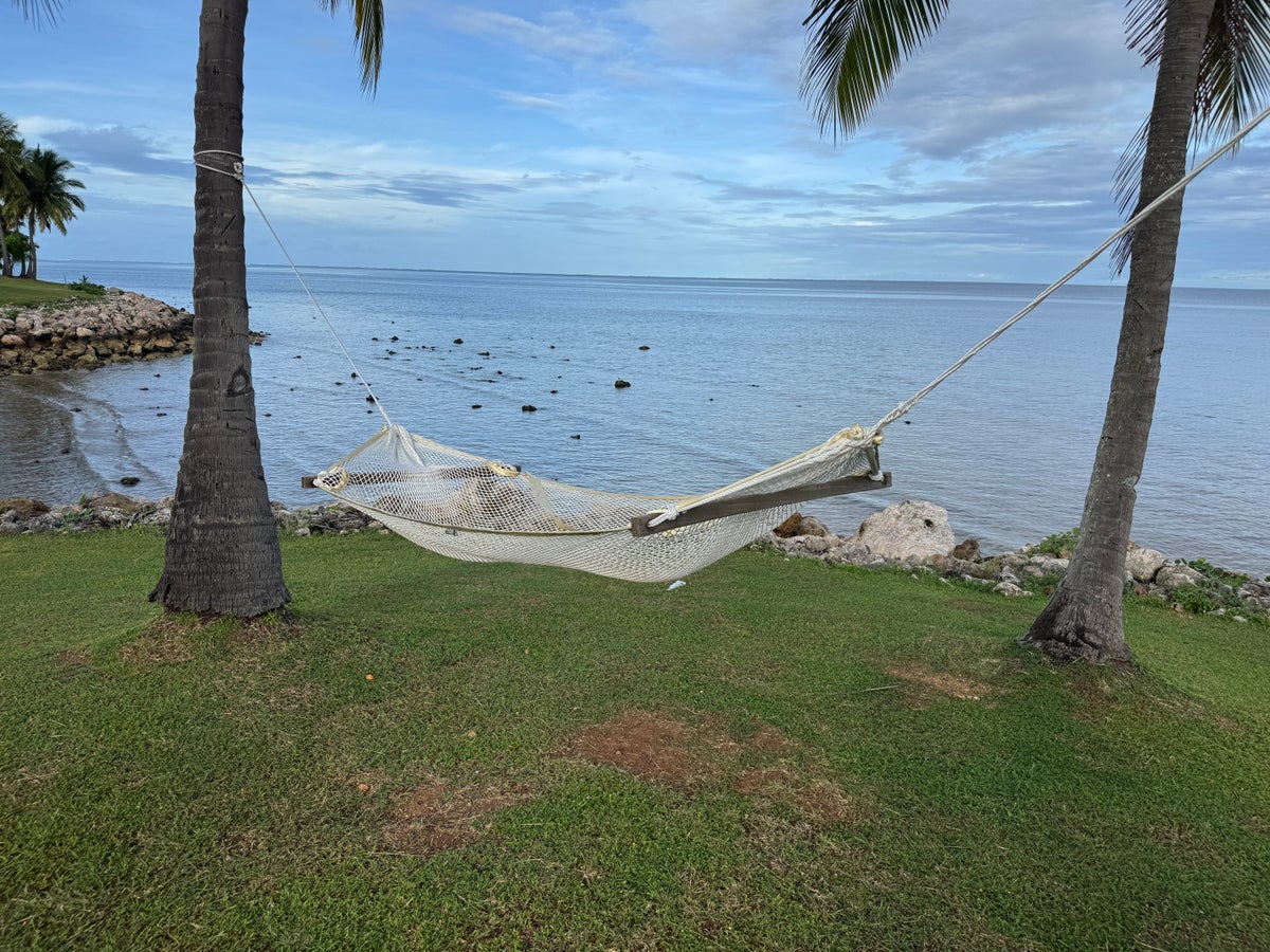 Fiji Marriott Resort Momi Bay hammock ocean rocks