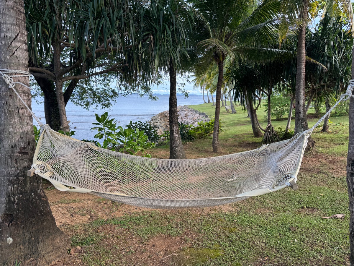 Fiji Marriott Resort Momi Bay hammock ocean side