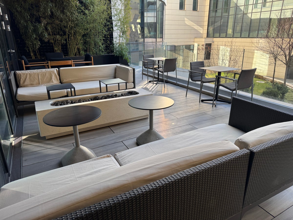 Hyatt Regency Sofia Club terrace Hyatt Regency Sofia Club terrace