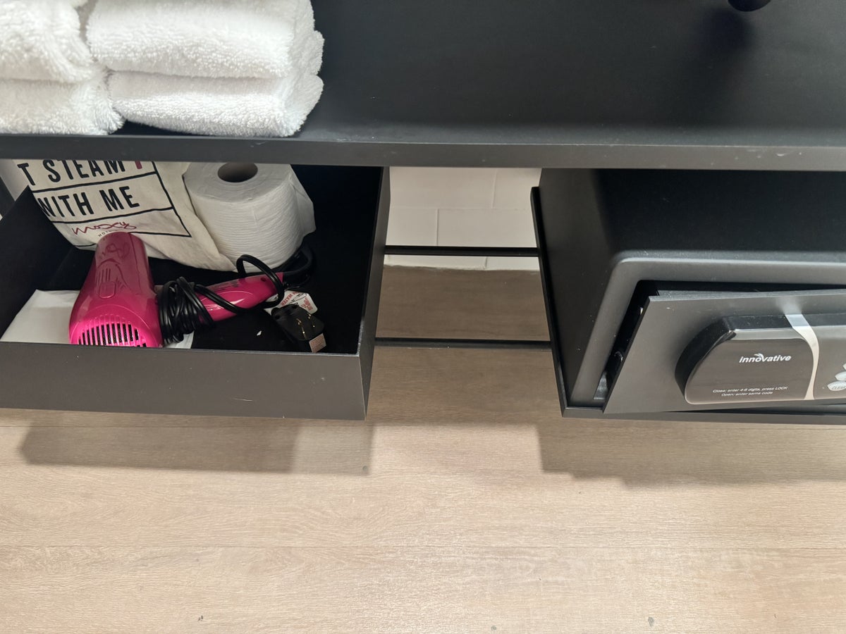 moxy-miami-wynwood-bathroom-hairdryer-drawer Moxy Miami Wynwood Bathroom Hairdryer Drawer