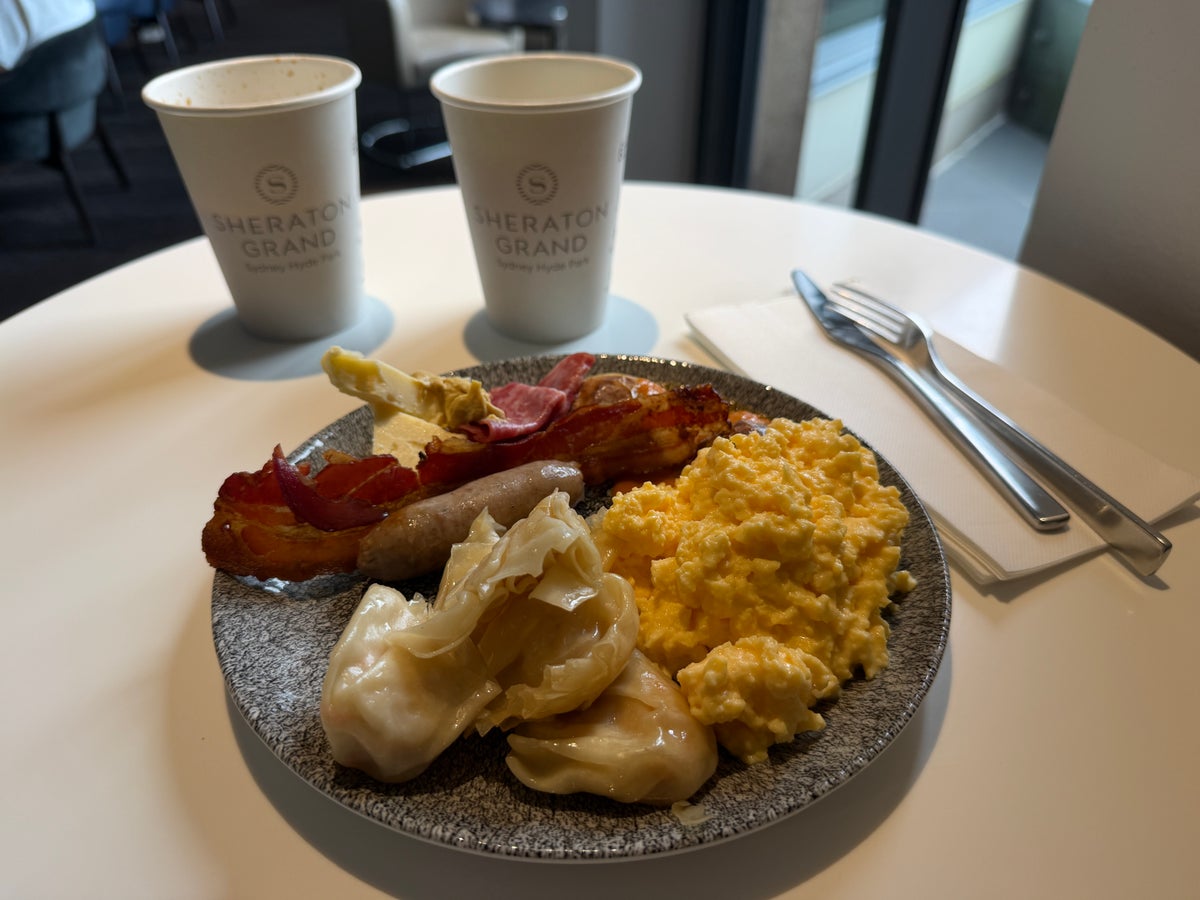 Sheraton Sydney Club Breakfast Plate Sheraton Sydney Club Breakfast Plate