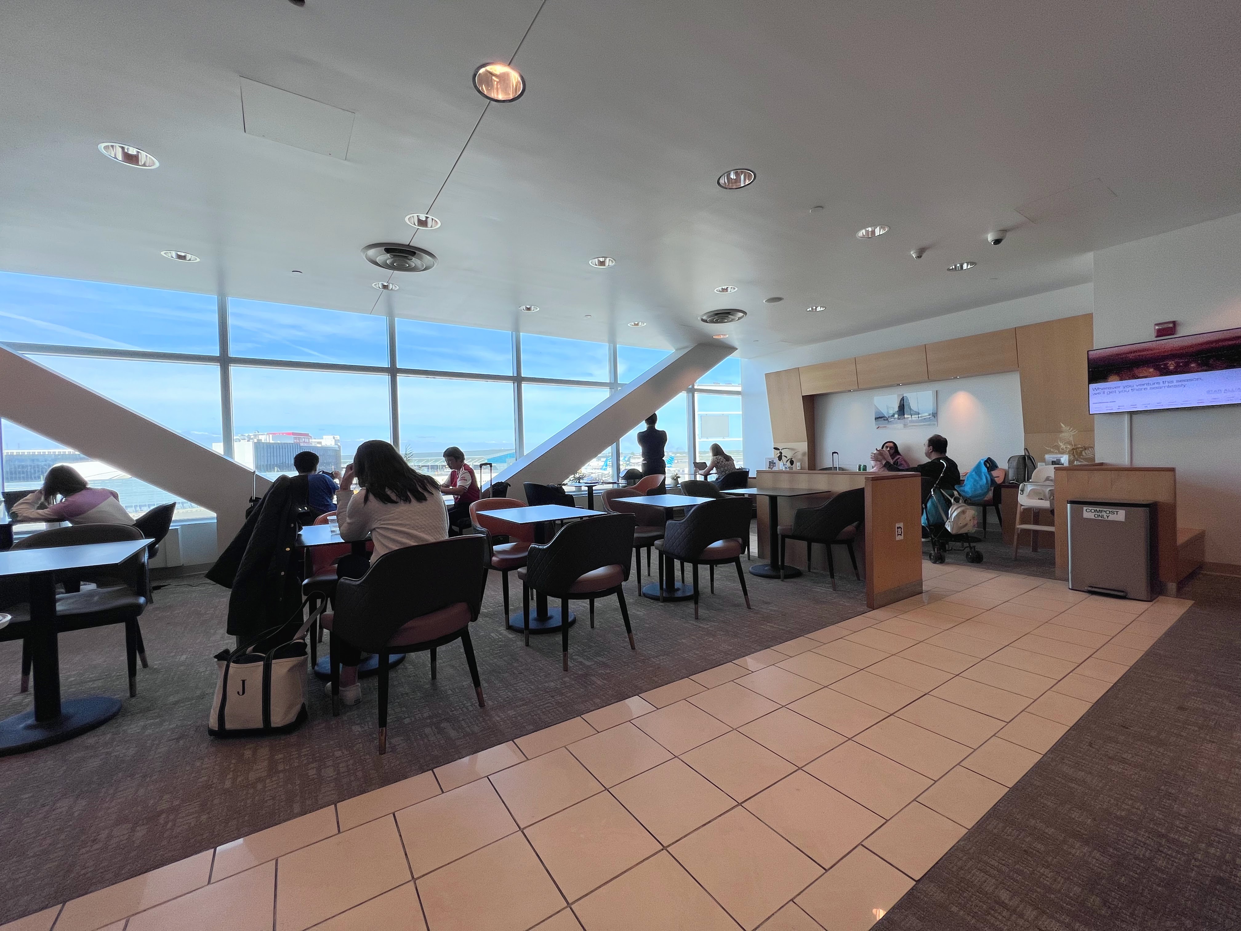 Air India lounge at JFK