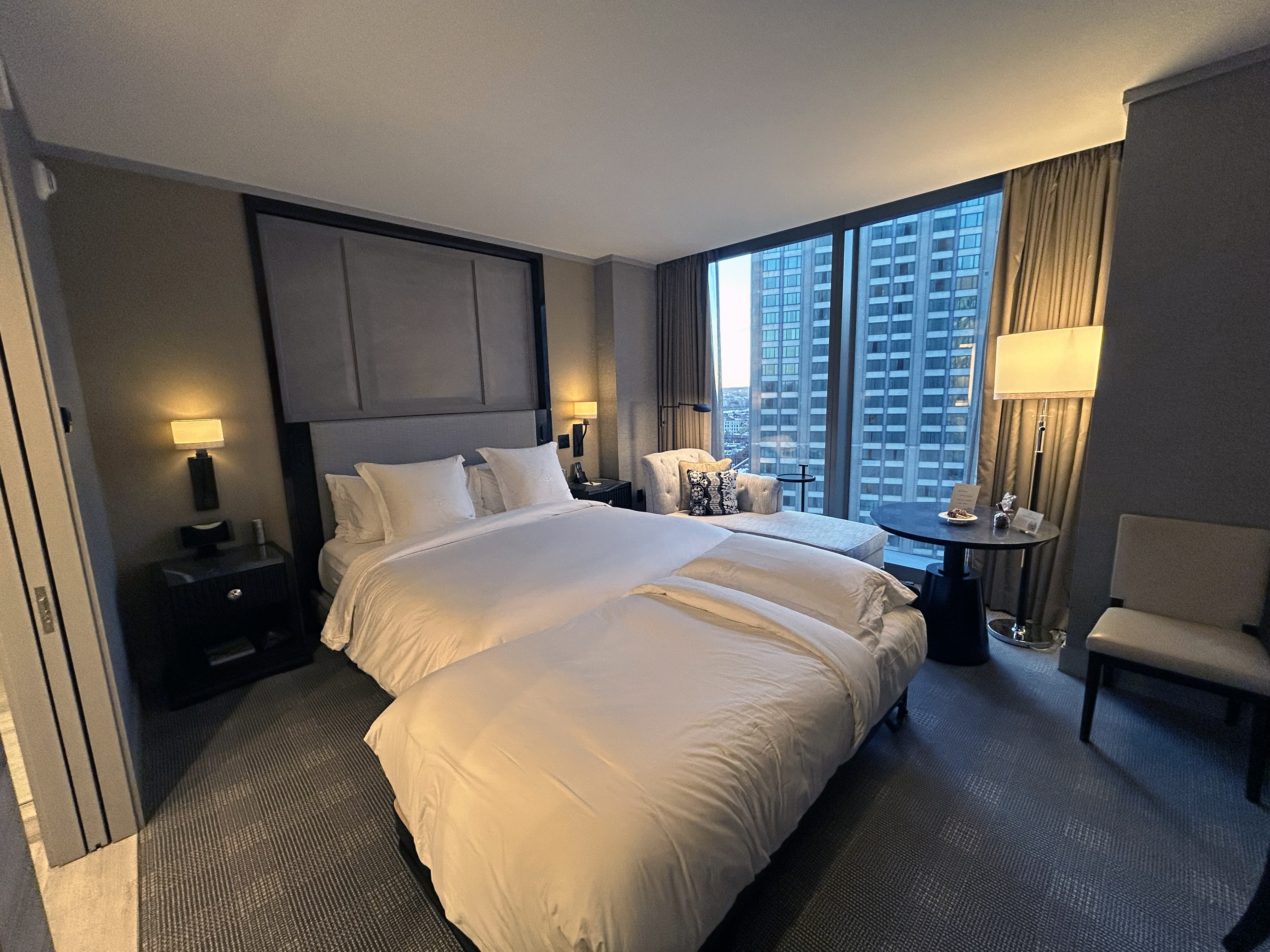 four-seasons-one-dalton-boston-room-1502-bed-angle Four Seasons One Dalton Boston room 1502 bed angle