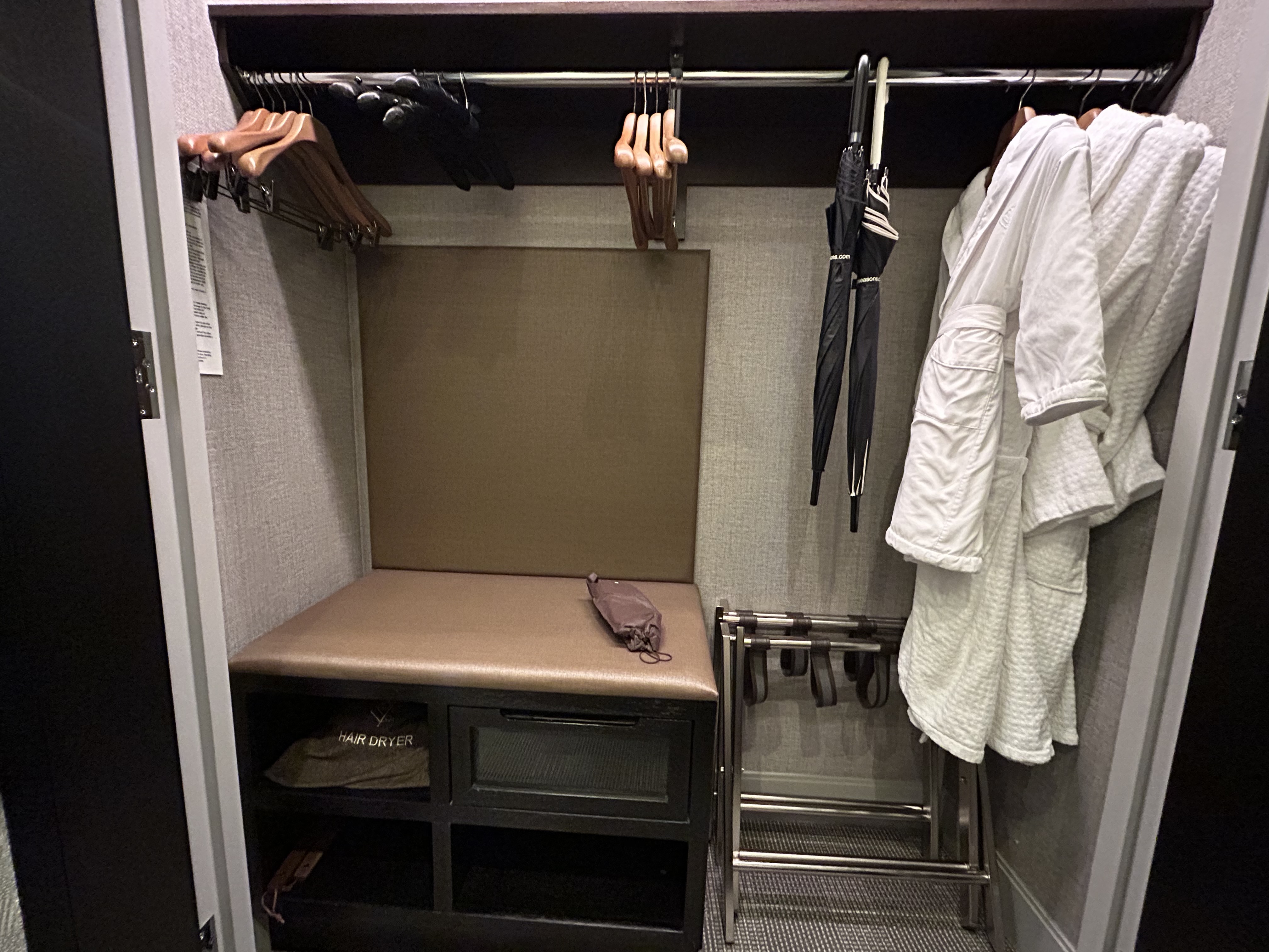 four-seasons-one-dalton-boston-room-1502-closet Four Seasons One Dalton Boston room 1502 closet