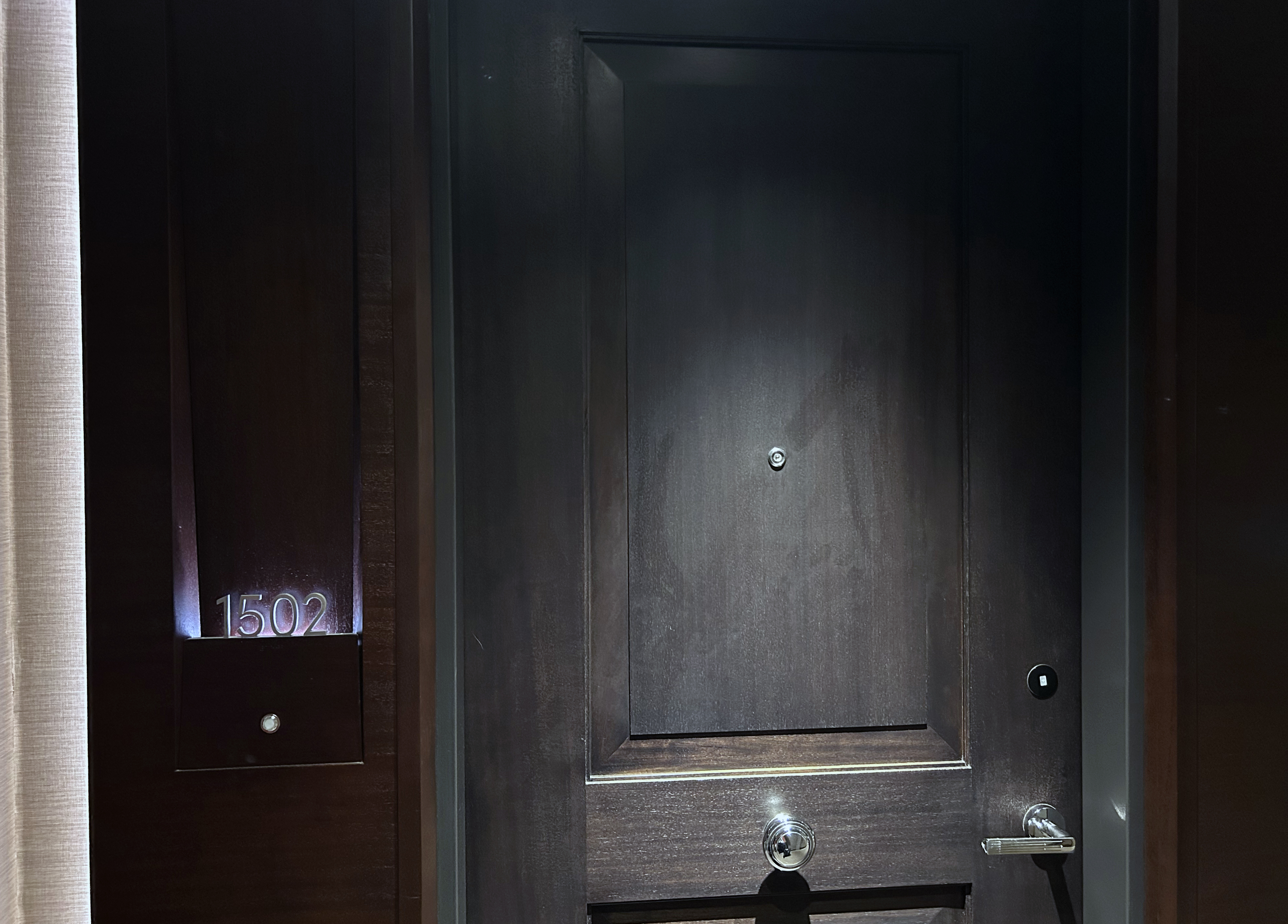 four-seasons-one-dalton-boston-room-1502-door Four Seasons One Dalton Boston room 1502 door