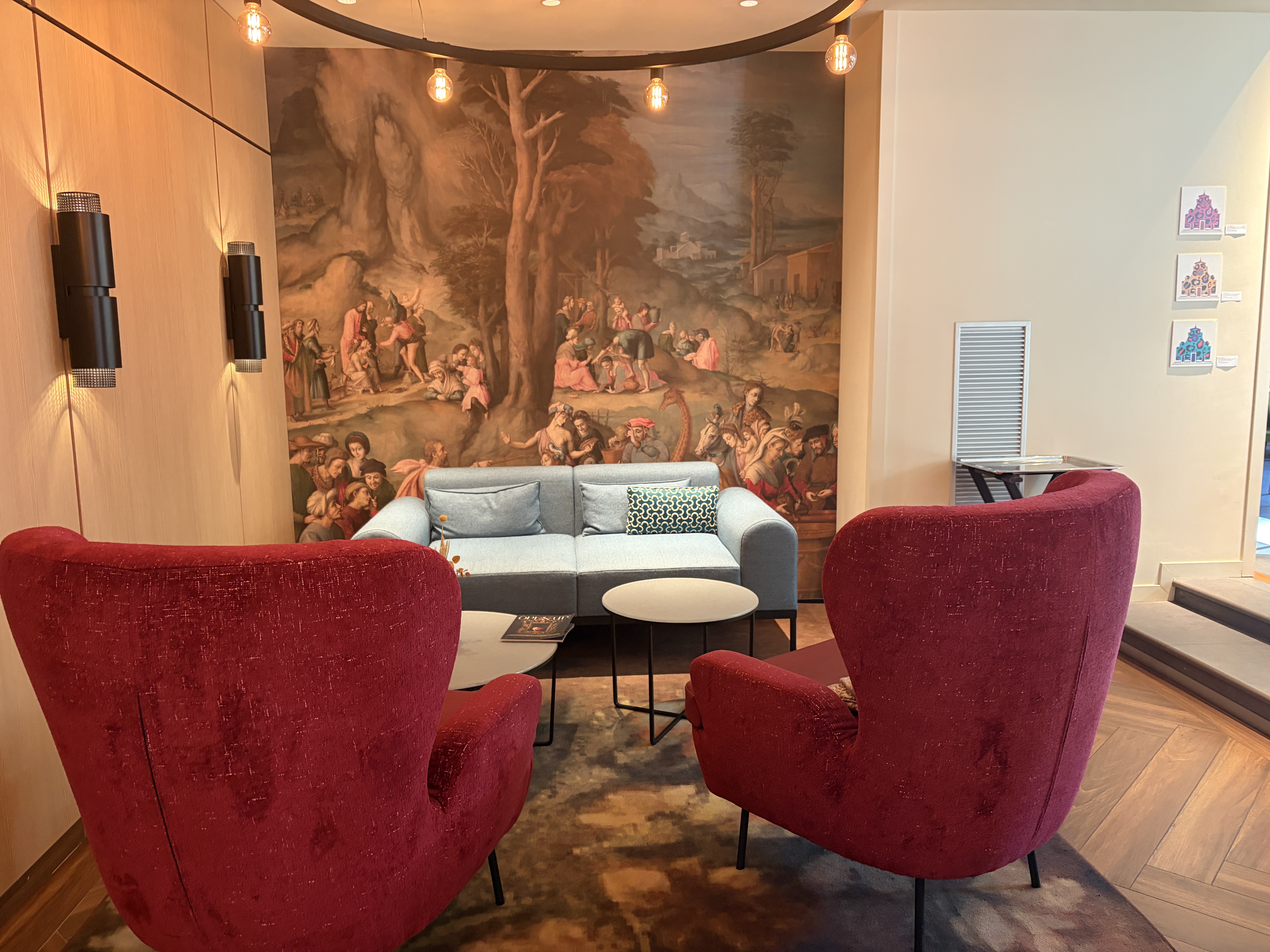 hotel-indigo-florence-restaurant-seating Hotel Indigo Florence restaurant seating