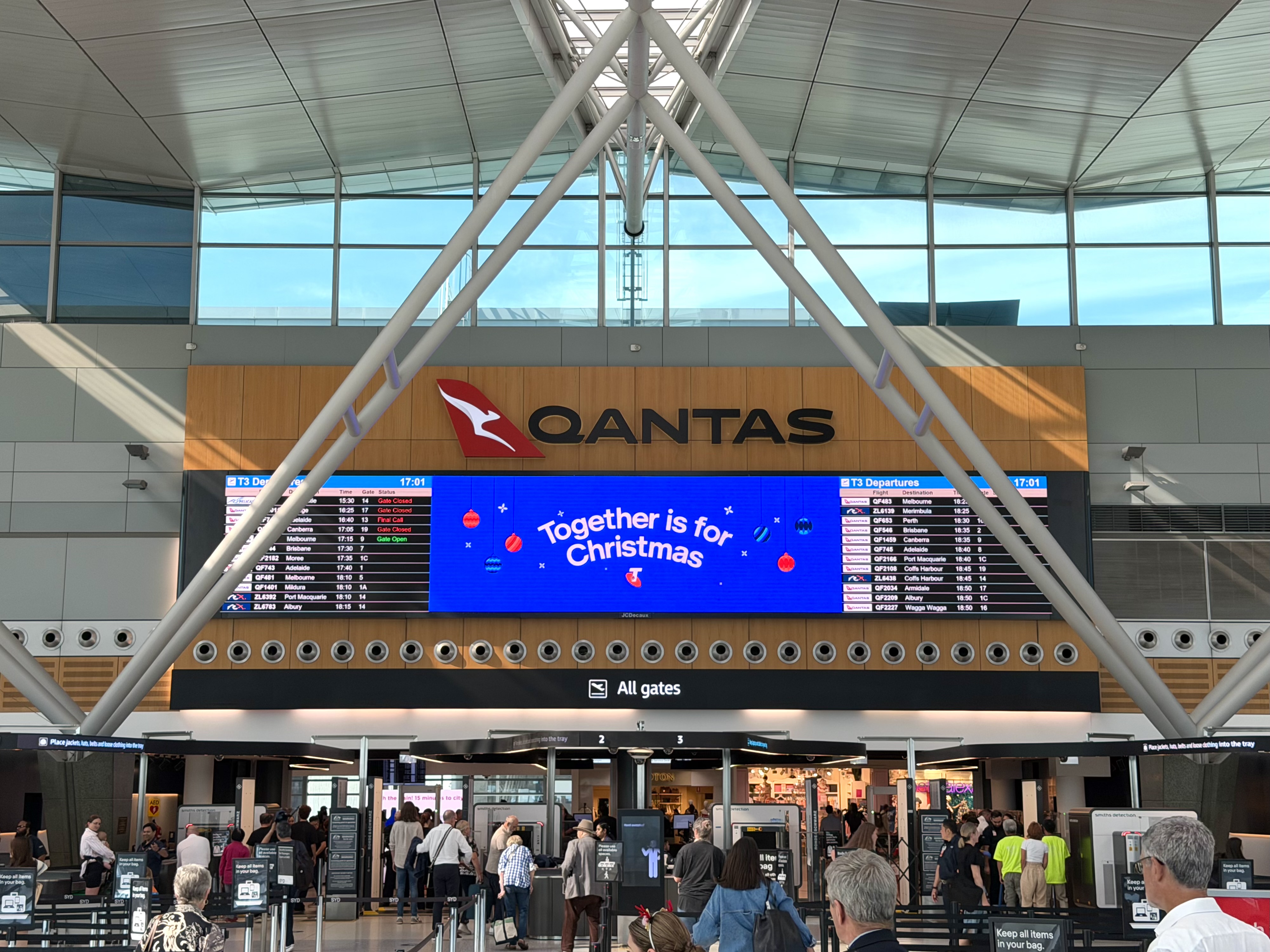 Qantas Domestic Terminal in Sydney
