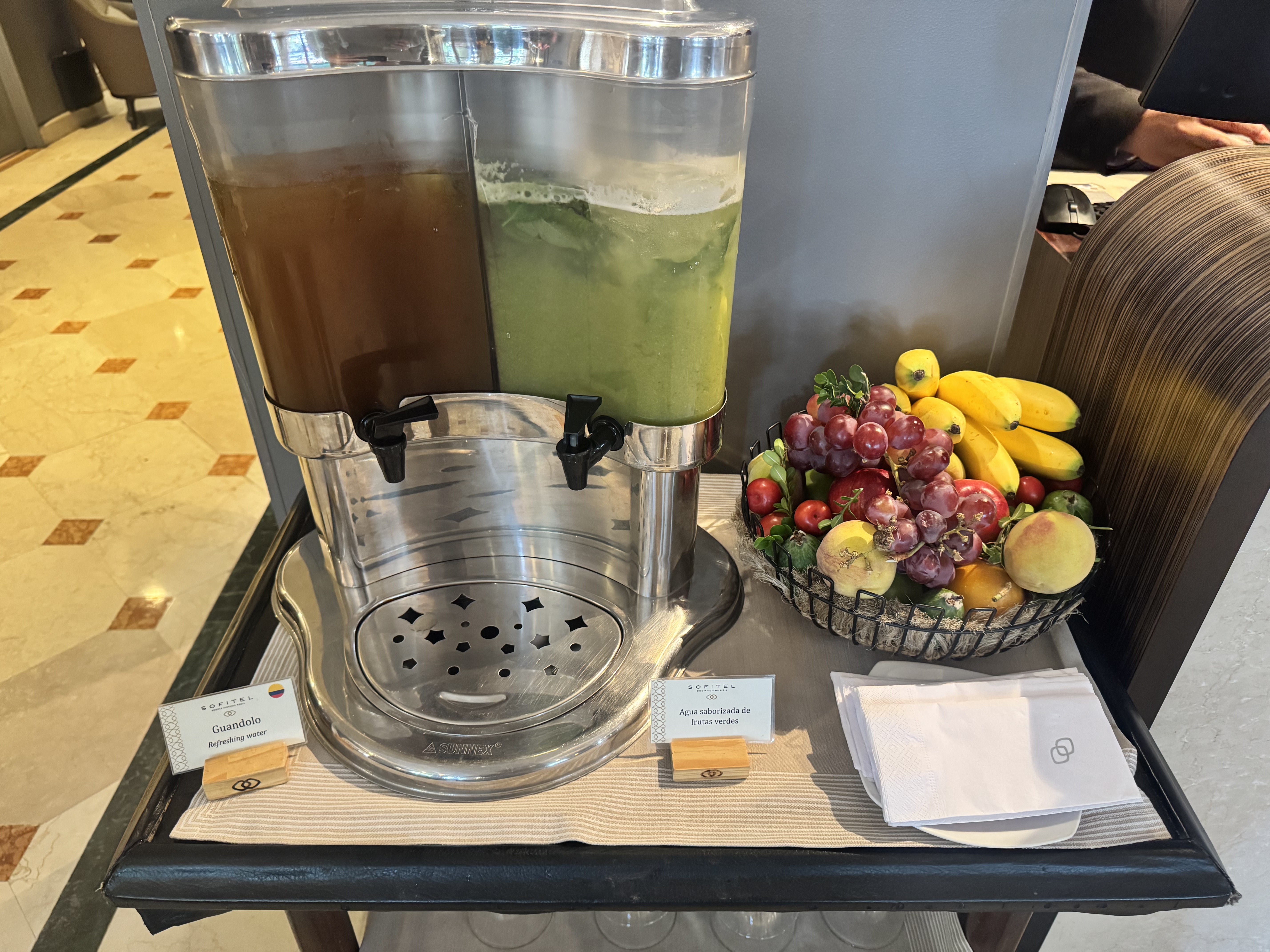 Sofitel Bogota Victoria Regia Breakfast Juice Station Sofitel Bogota Victoria Regia Breakfast Juice Station