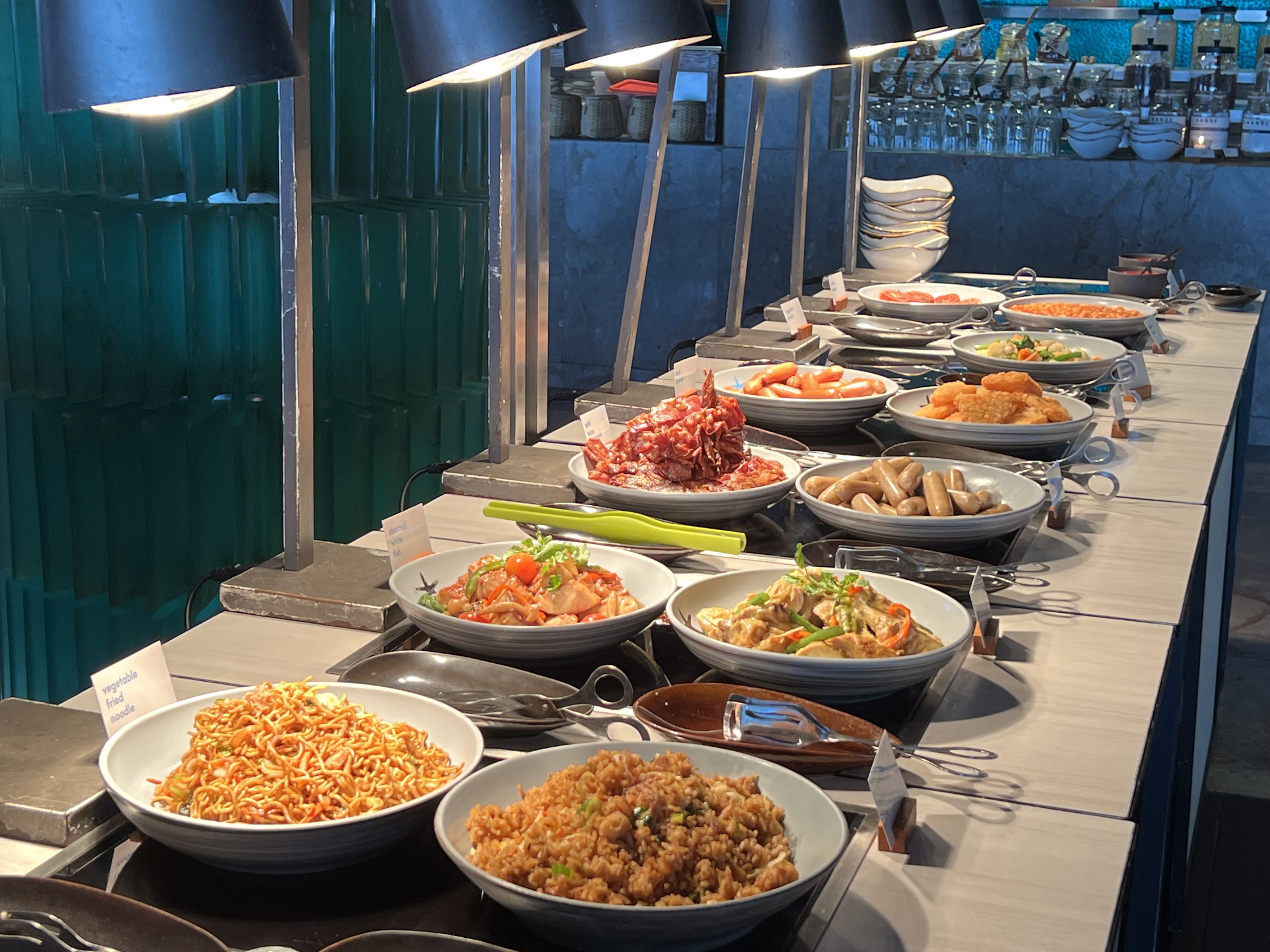 W Seminyak Bali breakfast hot dishes W Seminyak Bali breakfast hot dishes