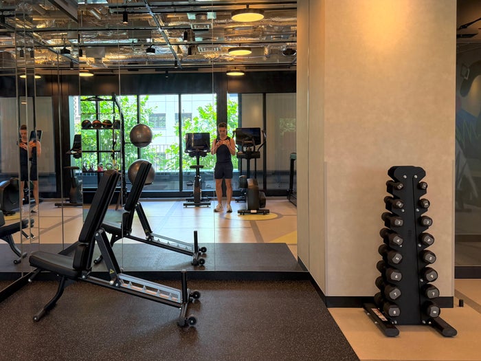 caption-by-hyatt-kabutocho-tokyo-gym-weights Caption by Hyatt Kabutocho Tokyo gym weights