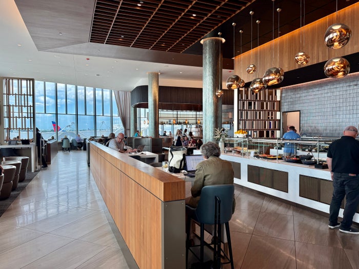 Delta SkyClub ORD Main Buffet Delta SkyClub ORD Main Buffet