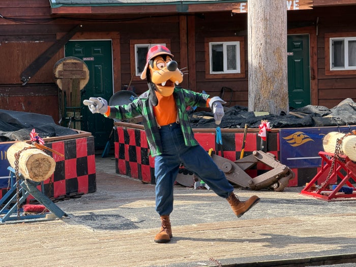 Disney Magic Lumberjack Show in Ketchikan Disney Magic Lumberjack Show in Ketchikan