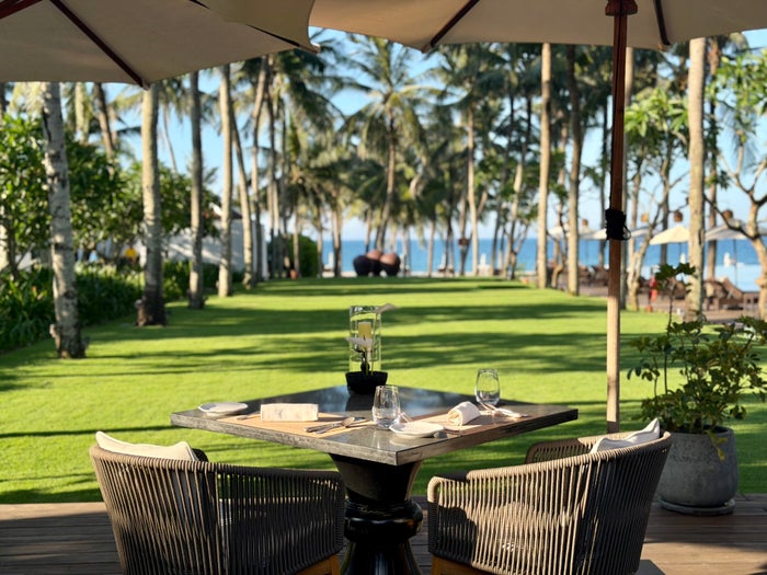 Four Seasons The Nam Hai breakfast view