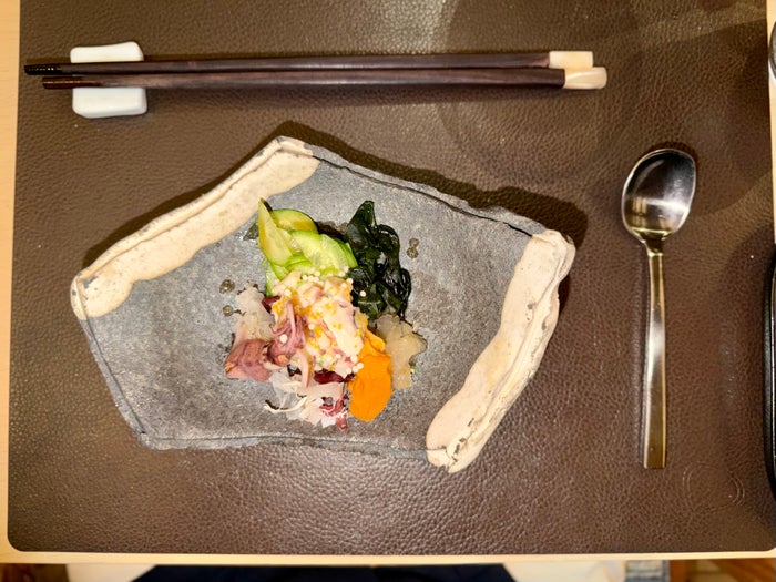 Four Seasons The Nam Hai Nayuu tasting plate