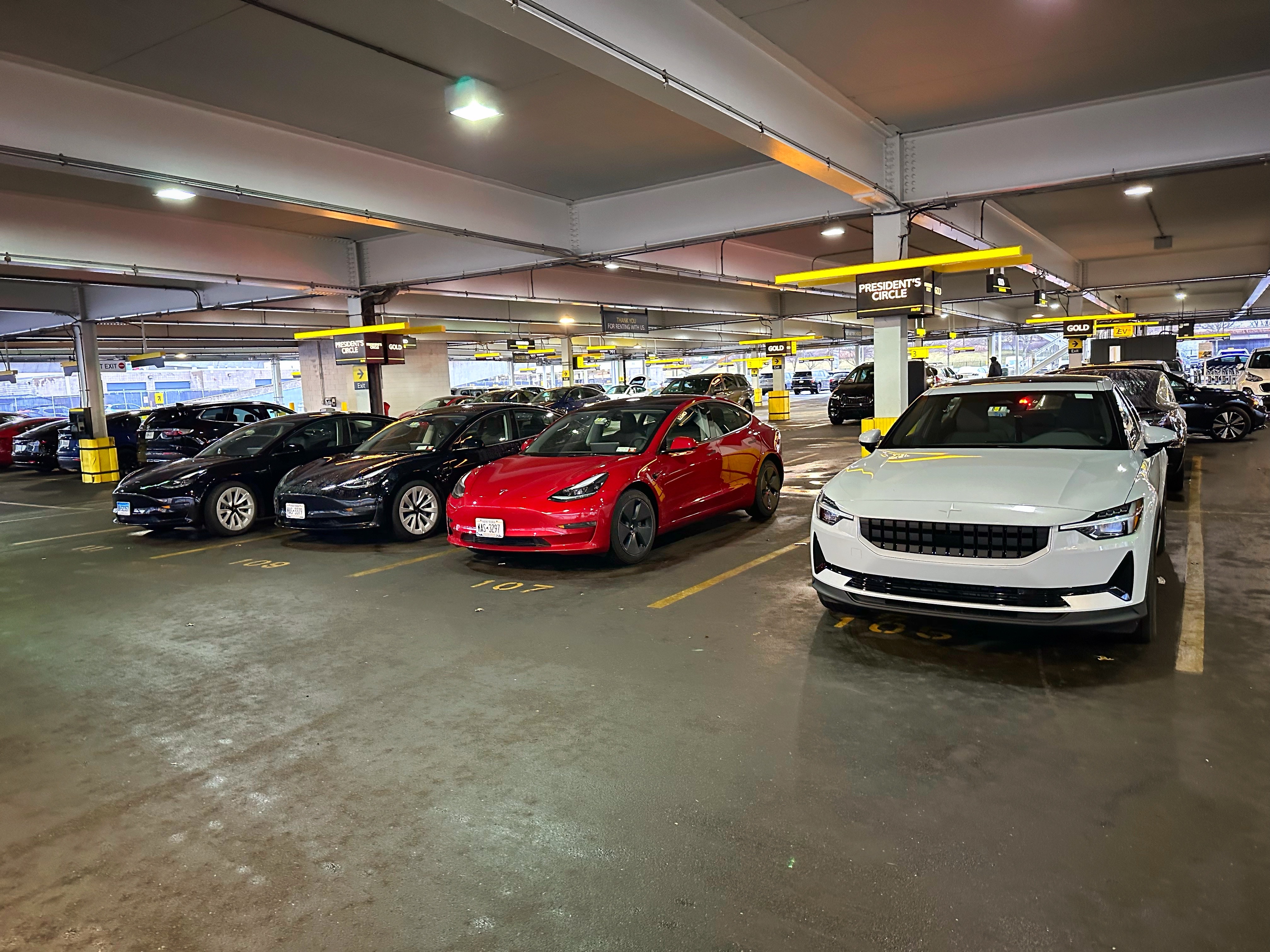 Hertz Presidents Circle Tesla Polestar EV at JFK Hertz Presidents Circle Tesla Polestar EV at JFK