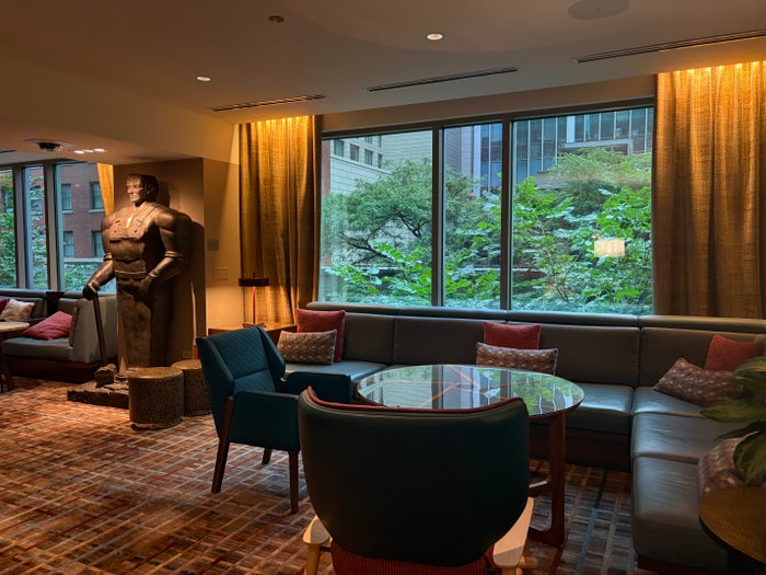 Hyatt Centric Mag Mile Lobby Window