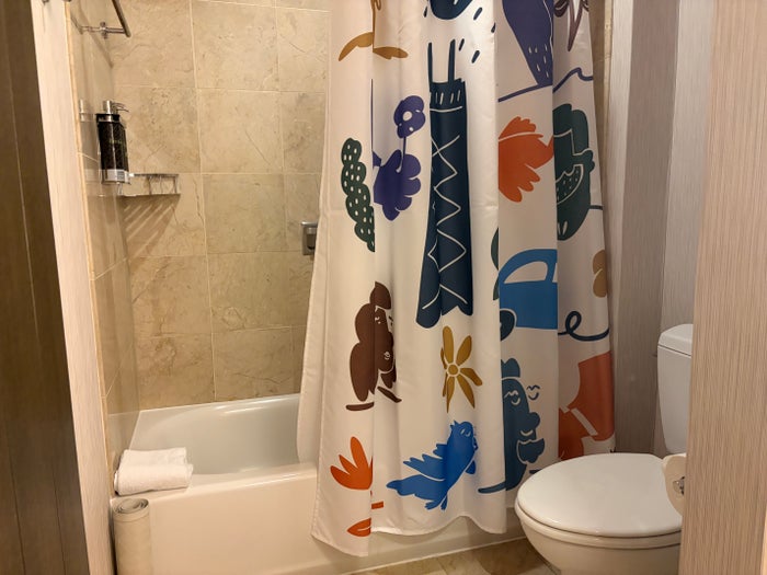 Hyatt Centric Mag Mile shower and toilet