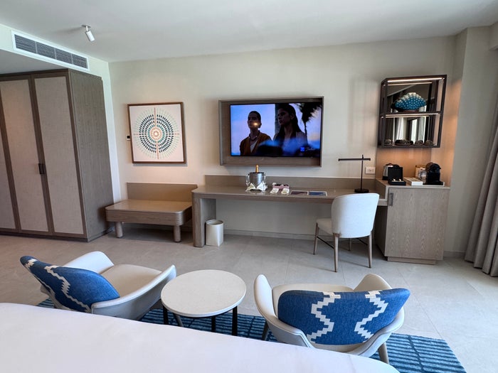 hyatt-zilara-cancun-living-area-desk-television Hyatt Zilara Cancun Living Area Desk Television