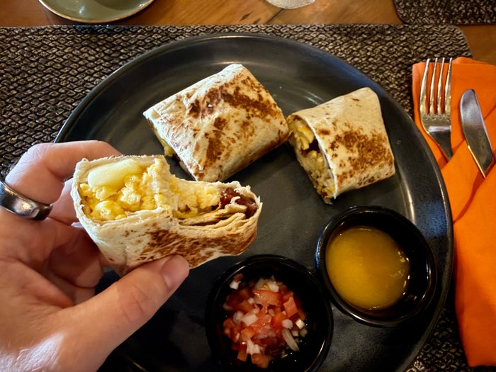 isla-palenque-panama-breakfast-burrito Isla Palenque Panama breakfast burrito