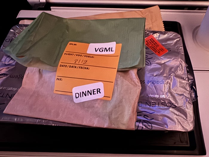 LATAM B787 9 GRU MEX VGML Dinner Packaged