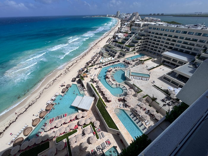 secrets-mirabel-cancun-aerial-beach-resort-view Secrets Mirabel Cancun Aerial Beach Resort View