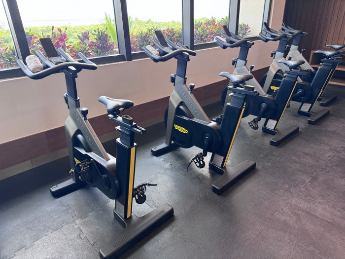 secrets-mirabel-cancun-gym-spin-bikes-row Secrets Mirabel Cancun Gym Spin Bikes Row