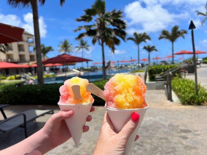 sheraton-kauai-coconut-beach-shave-ice-by-the-pool Sheraton Kauai Coconut Beach shave ice by the pool
