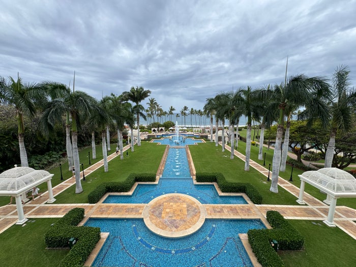 Grand Wailea Fountain and Beach shot Grand Wailea Fountain and Beach shot