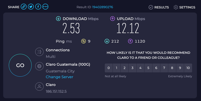 Hyatt Centric Guatemala City speed test Hyatt Centric Guatemala City speed test