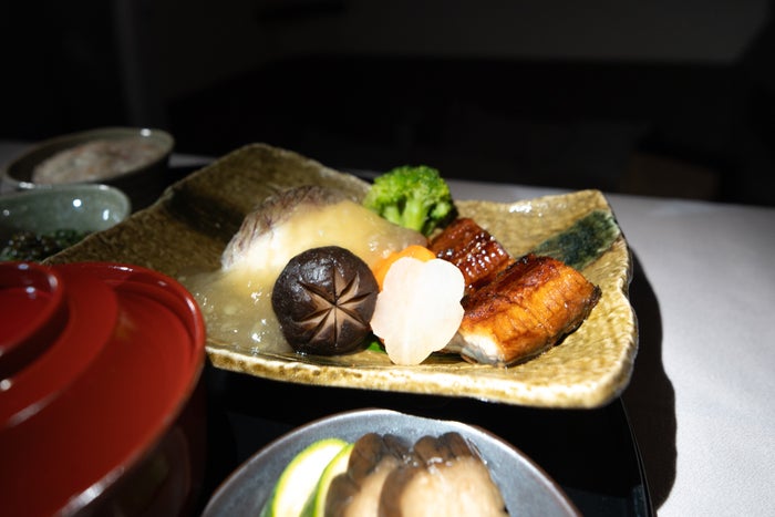 japan-airlines-777-first-eel-breakfast Japan Airlines 777 first eel breakfast