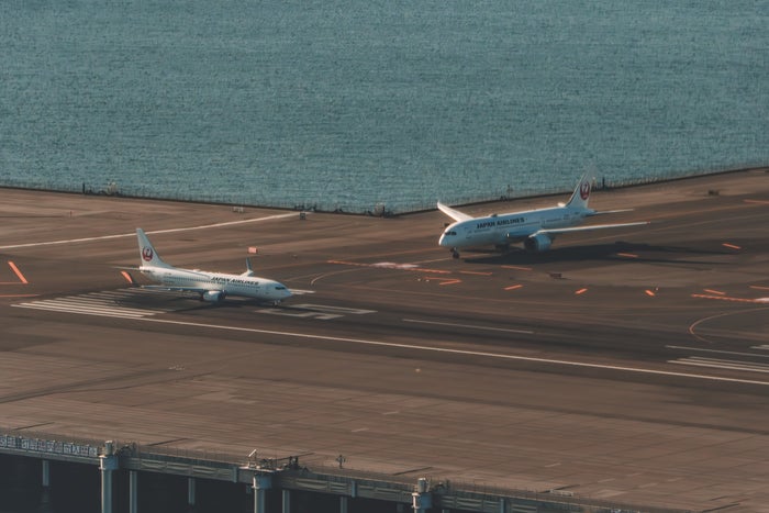 japan-airlines-aircraft-tokyo-haneda Japan Airlines aircraft Tokyo Haneda