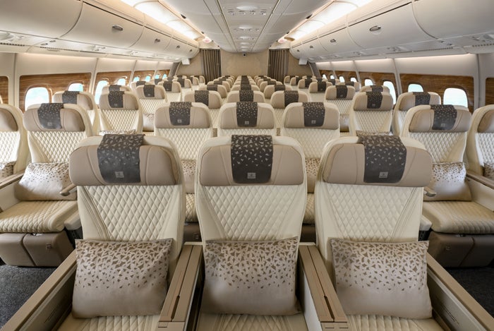 Premium economy on Emirates retrofitted 2 Class Airbus A380