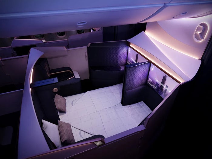 Riyadh Air business elite lie flat