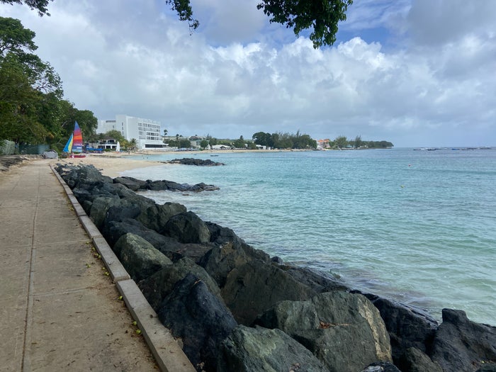 Royalton Vessence Barbados Holetown boardwalk walk Royalton Vessence Barbados Holetown boardwalk walk