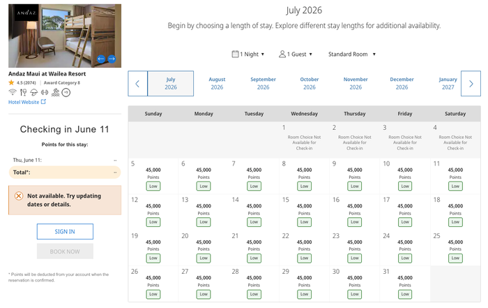 Screenshot 2026 05 22 at 12.31.04 PM Andaz Maui Award Availability
