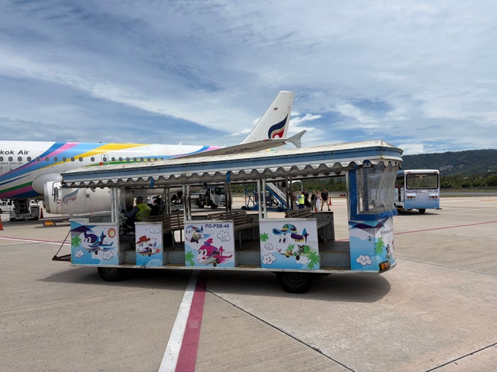 Bangkok Airways trolley Bangkok Airways trolley