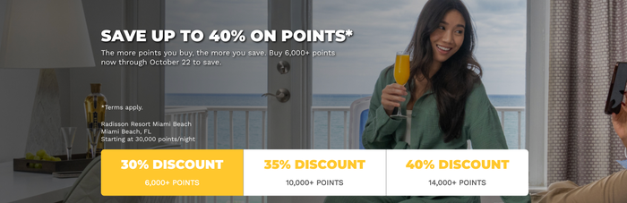 Buy Choice Privileges points promo September 2026