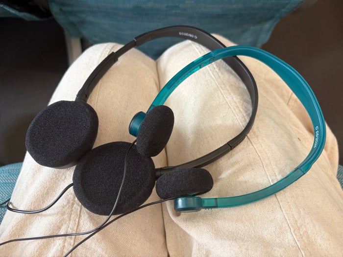 Cathay Pacific adults and kids headphones