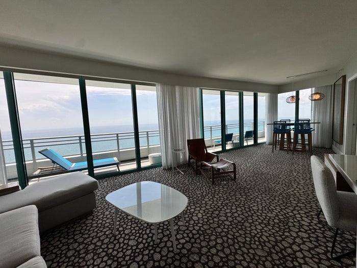 Diplomat Beach Resort living room suite king