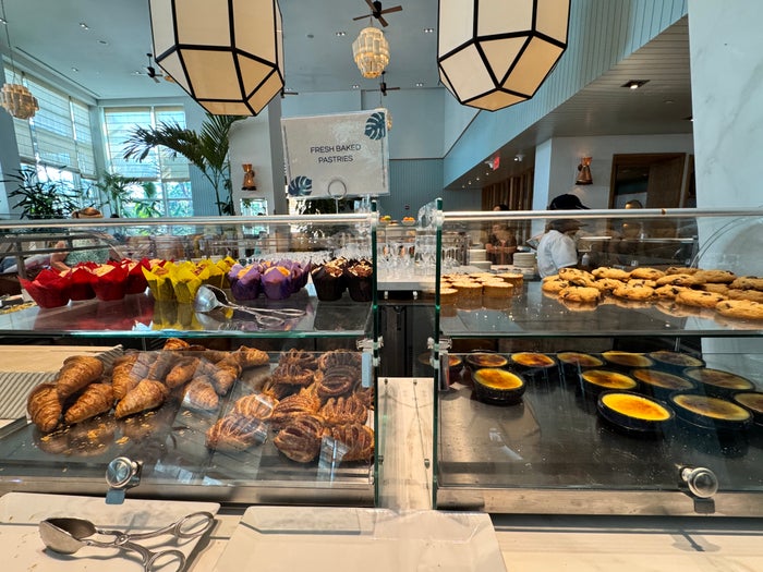 Diplomat pastries breakfast