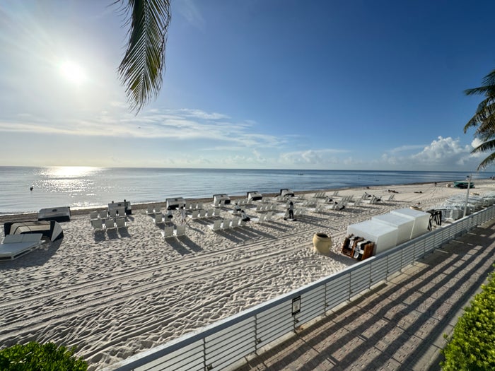 Diplomat Resort beach view