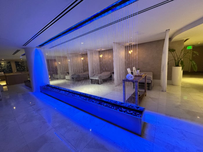 Diplomat Spa colorful water feature