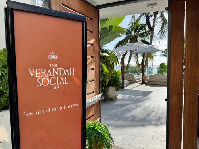 Diplomat Verandah Social Club entrance