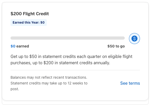 Hilton Aspire Card Flight Credit
