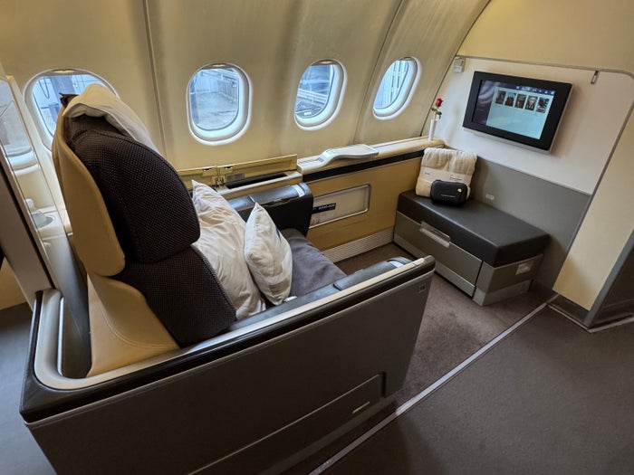 Lufthansa First Class Seat
