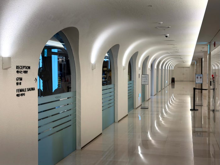 Mondrian Seoul Itaewan gym and spa reception