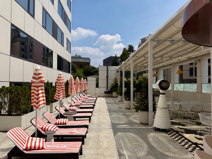 Mondrian Seoul Itaewan pool loungers