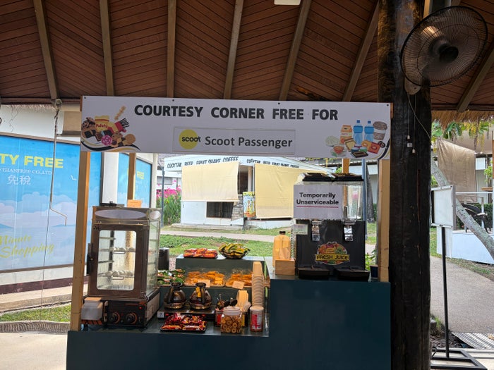 Scoot Courtesy Corner Samui Airport USM