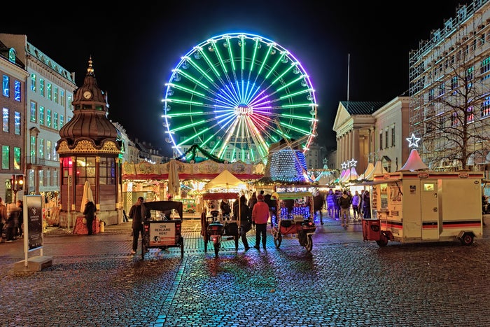 Copenhagern Denmark Nytorv Square Christmas 497475342 Editorial Use Only